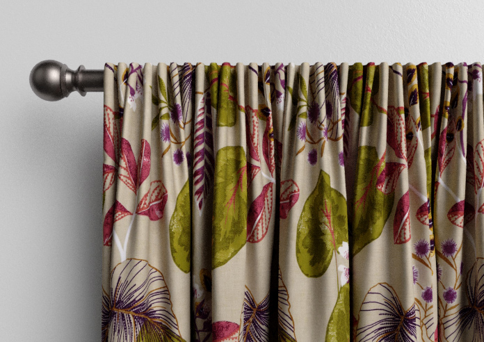 Fandango, Cranberry - Made to Measure Curtains - Image 9